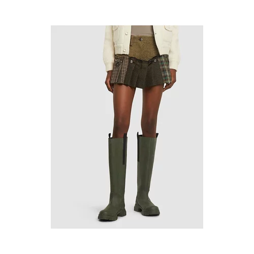 Гонконг прямая почтовая почта Ганни г -жа Ганни 45 мм резиновые дождевые ботинки высотой