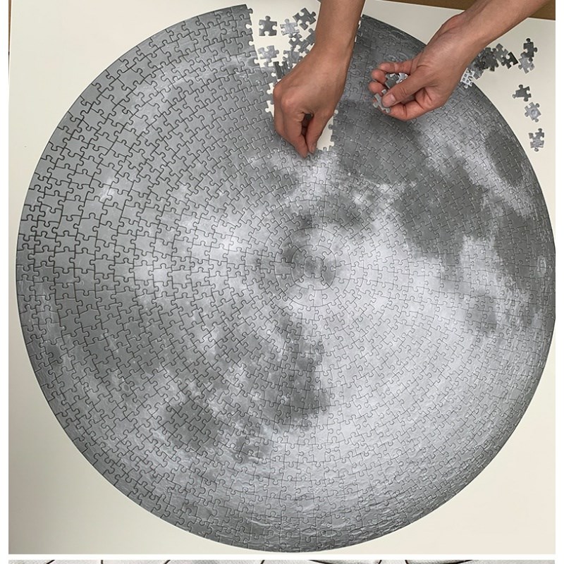 Puzzle 1000 piece 10 difficult adult Puzzle decompression adult puzzle large earth hell level assembly