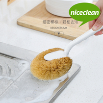 niceclean good natural coconut palm brush not oil oil kitchen cleaning brush pan artifact cleaning brush