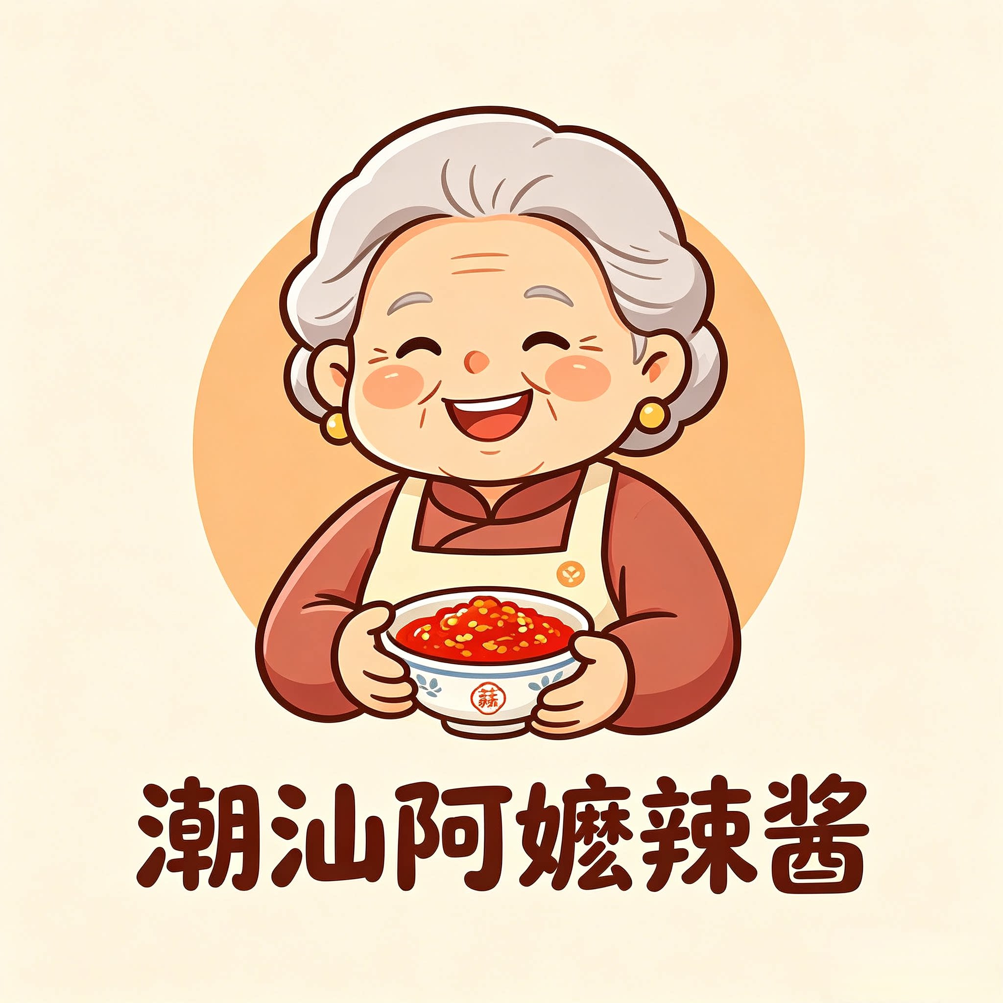 潮汕阿嬷辣酱的LOGO