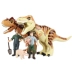 Jurassic Lắp ráp Mô hình khủng long Tyrannosaurus Rex Khối xây dựng Trẻ em Đồ chơi lắp ráp Cậu bé Giáo dục sớm Trí tuệ Món quà năm mới - Đồ chơi gia đình