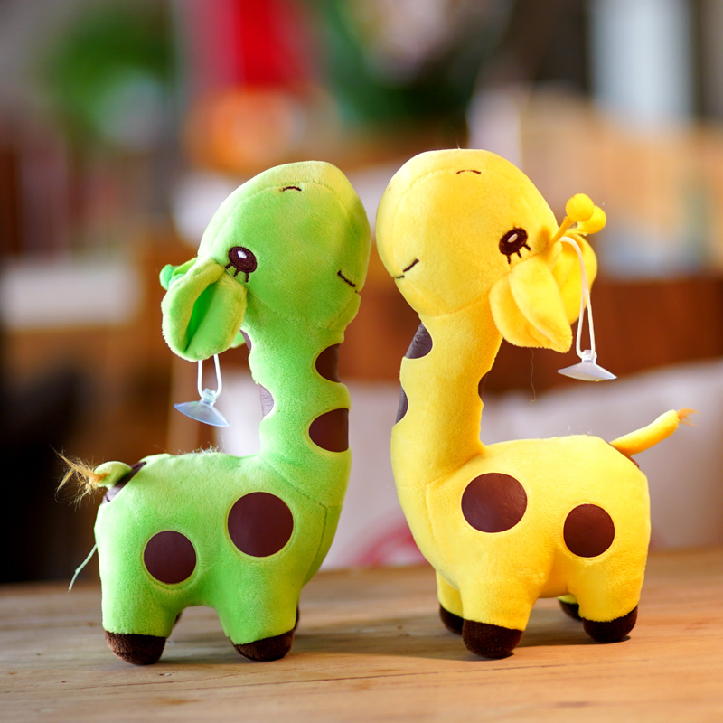 Little giraffe plush toy deer doll wedding throwing sika deer rag doll small doll for children girls