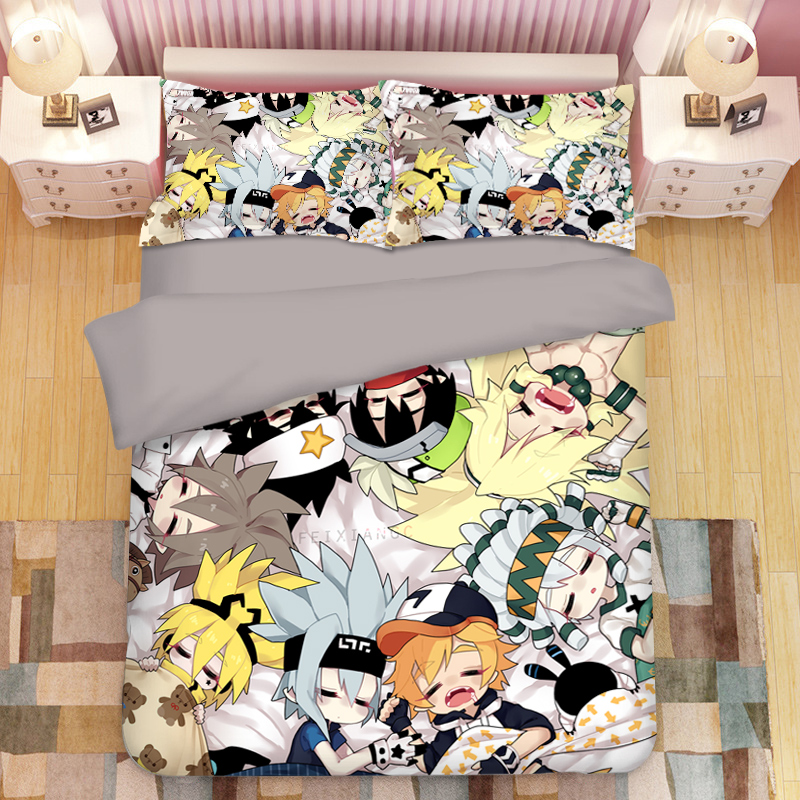 Bump world can be customized animation bedding three-piece duvet cover bed sheet student Ginger Kelly four-piece set