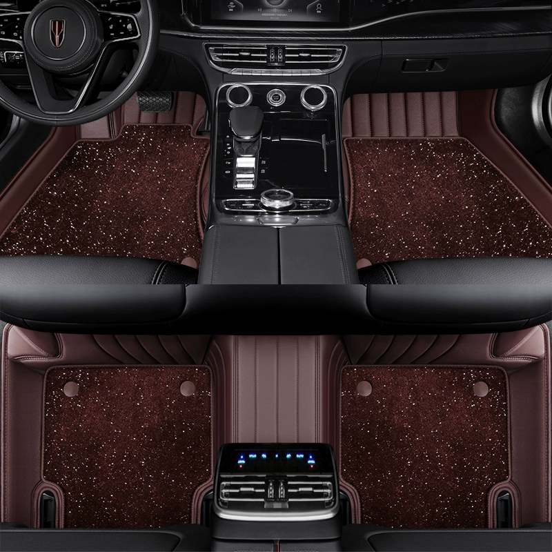 Thảm lót sàn ô tô bao bọc toàn bộ bằng da Hongqi HS5 E-HS9 E-HS3 H7 HS7 E-HS9 H9 H5 thảm lót sàn fortuner 2019 
