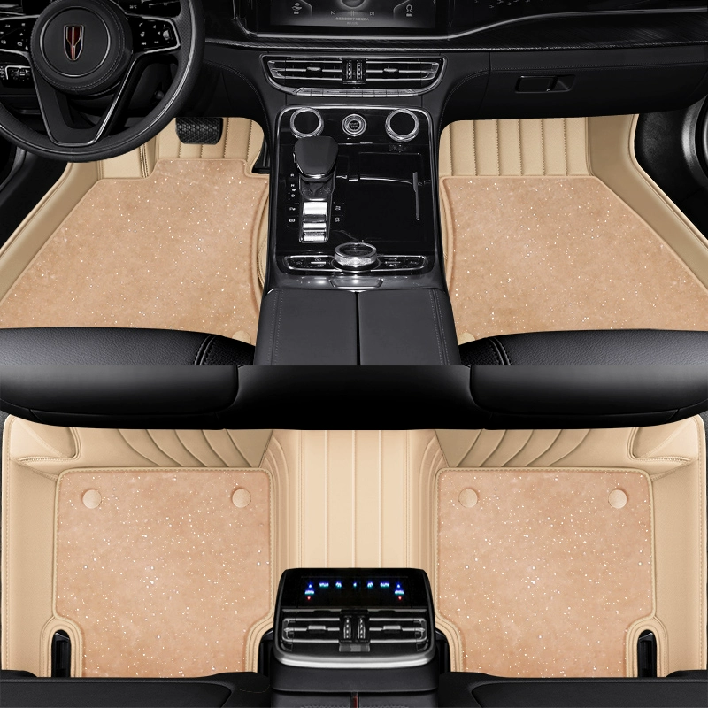 Thảm lót sàn ô tô bao bọc toàn bộ bằng da Hongqi HS5 E-HS9 E-HS3 H7 HS7 E-HS9 H9 H5 thảm lót sàn fortuner 2019 