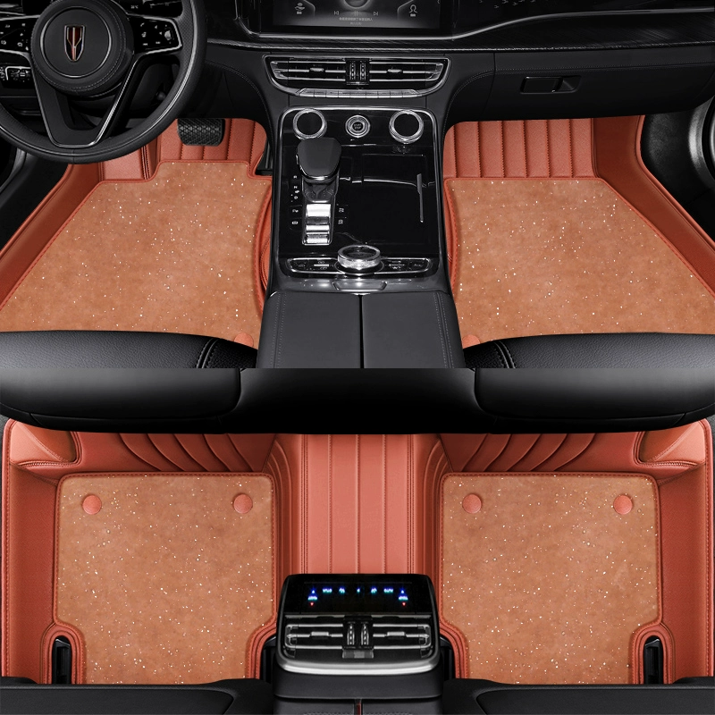 Thảm lót sàn ô tô bao bọc toàn bộ bằng da Hongqi HS5 E-HS9 E-HS3 H7 HS7 E-HS9 H9 H5 thảm lót sàn fortuner 2019 