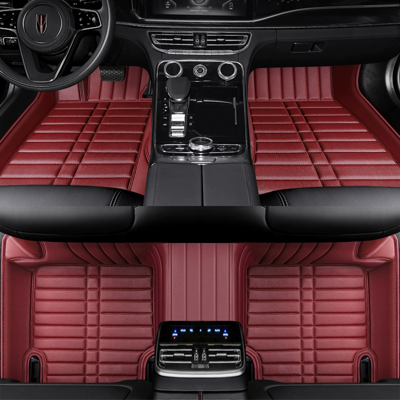 Thảm lót sàn ô tô bao bọc toàn bộ bằng da Hongqi HS5 E-HS9 E-HS3 H7 HS7 E-HS9 H9 H5 thảm lót sàn fortuner 2019 