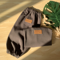 Day Style Waterproof long Canvas Sleeves Office Kitchen Woman Working Sleeve Black Armguard Anti-Stain Housework Clean Wear