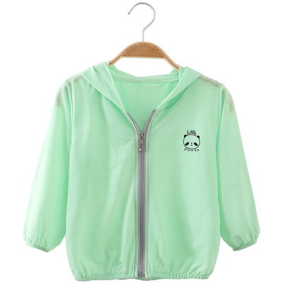 2021新款儿童防晒衣宝宝冰丝纯色防紫外线轻薄透气夏季薄款男女童