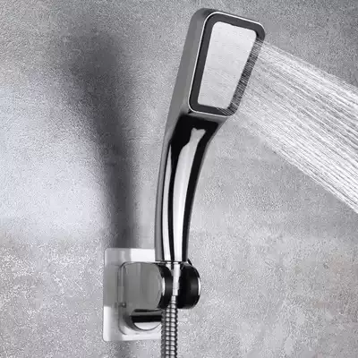 Gobiges-free hand-held shower head household solar shower head water heater bath booster shower