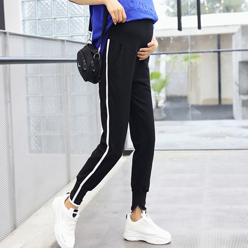 2020 new pregnant pants fashion bottom sports pants wear pants in autumn winter clothing mom thickened up