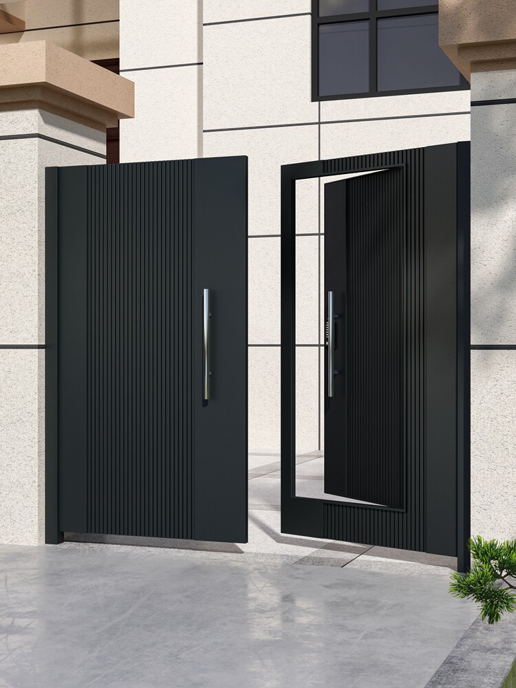 New Chinese custom villa door stainless steel double door door to anti-theft door home enter the door to the village courtyard door