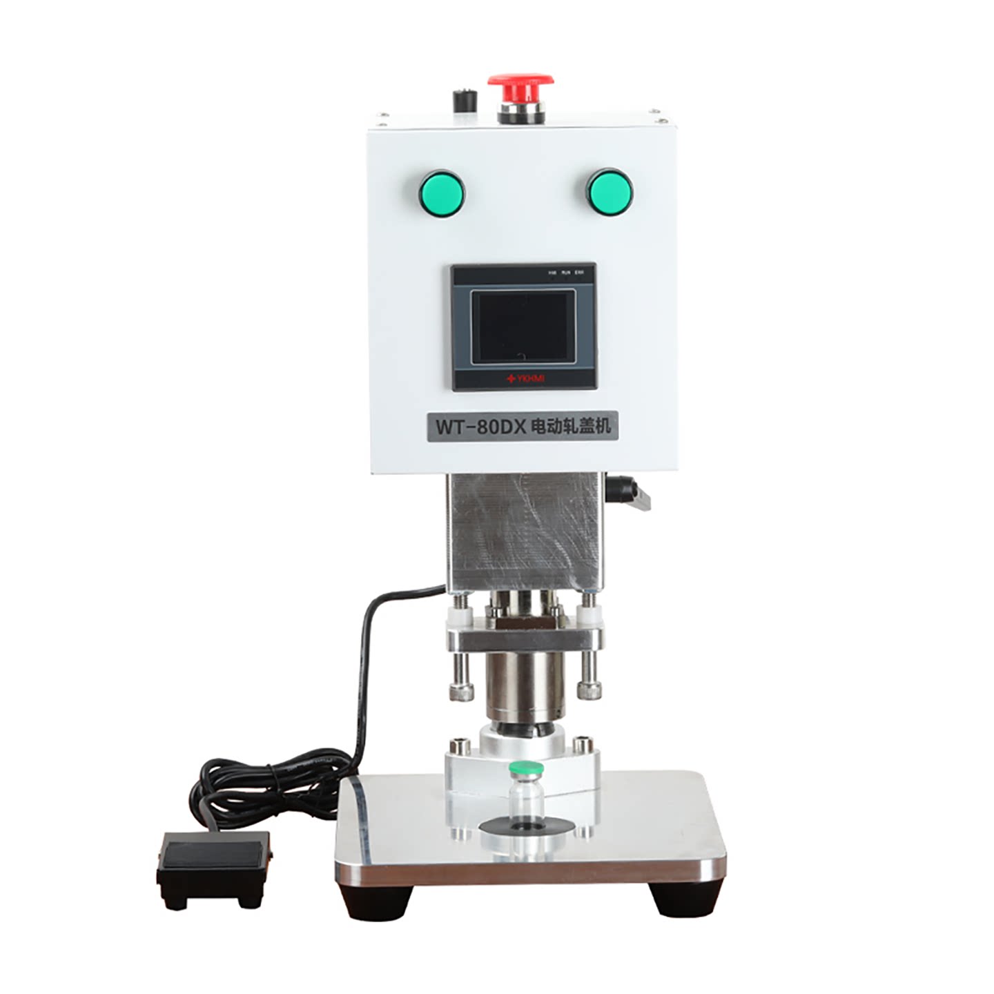 WT-80DX全自动压盖机：实验室必备神器，轻松搞定封口难题！🔬 -封口机-淘宝百科网