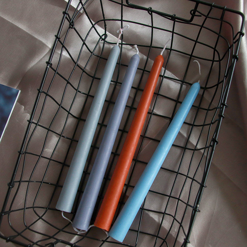 Beauty Body Handmade Church Long Pole Candle Mold Die DIY Scented Candle Pointed Top Christmas Candle Acrylic Molds