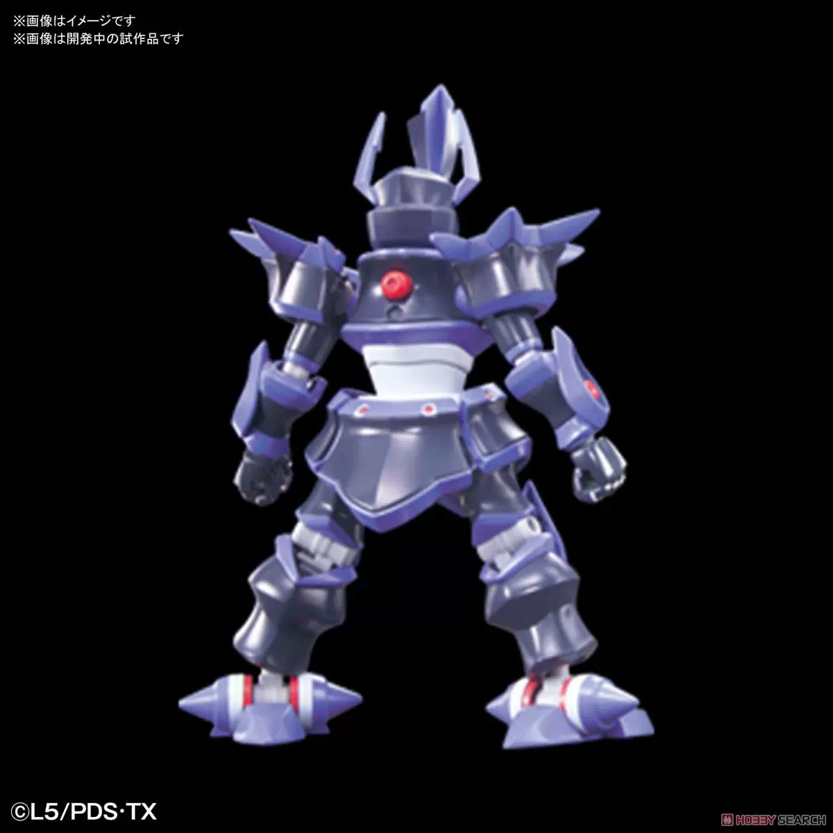 Собранная модель Bandai из картона боевой робот WARS LBX 006 ТЕМПОРЕ, Темный Император
