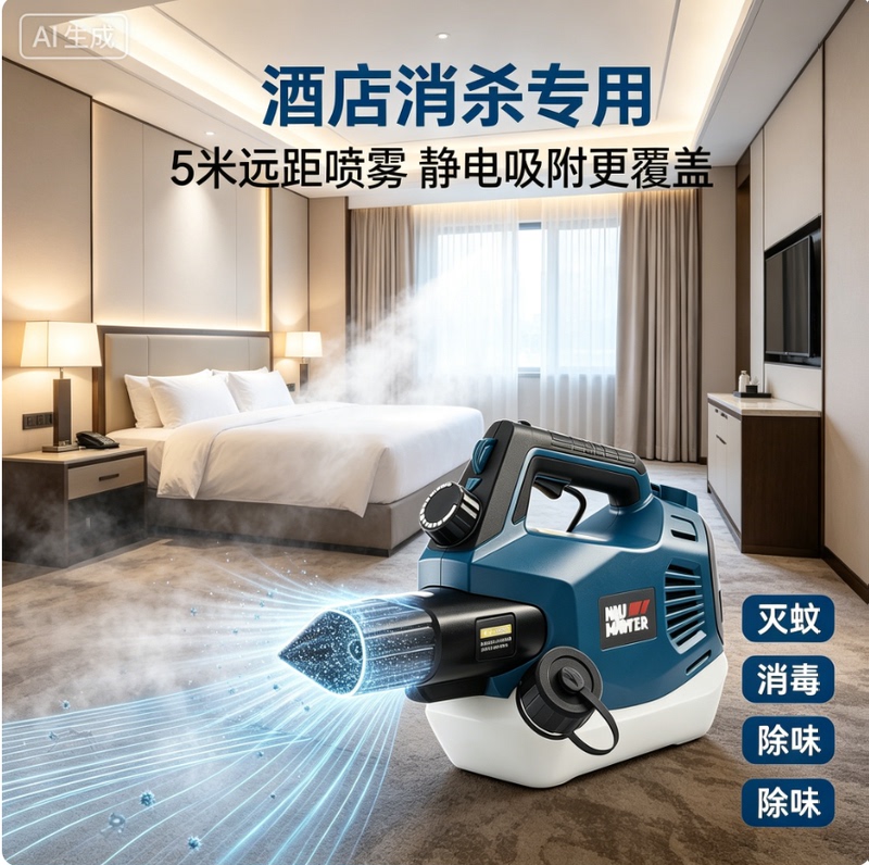 Electric Disinfection and Mosquito-Killing Sprayer, Backpack-Type Alcohol-Specific Pesticide Application Agricultural Misting Machine for Greenhouses and Farms Electric Disinfection and Mosquito-Killing Sprayer, Backpack-Type Alcohol-Specific Pesticide Application Agricultural Misting Machine for Greenhouses and Farms