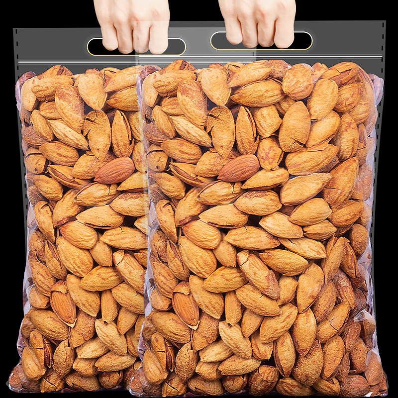 New Stock Original Taste Batan Wood Rinds Big Almond Meat Nuts Dried Fruits Salt Ovens American Flavored Pregnant Women Bulk Snacks