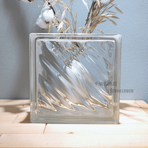 Imported shadow translucent translucent square hollow glass brick toilet porch bedroom partition wall