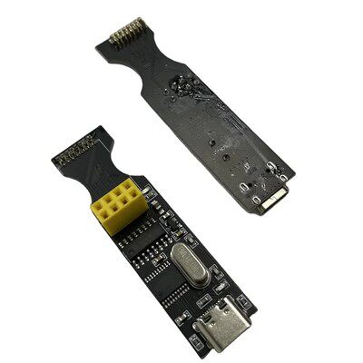 NRF24L01 2.4G无线串口转USB收发模块开发板 贴片模组调试测试座