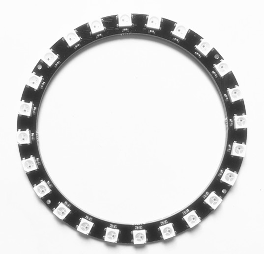 24位 WS2812 5050 RGB LED 智能全彩RGB环开发板大环