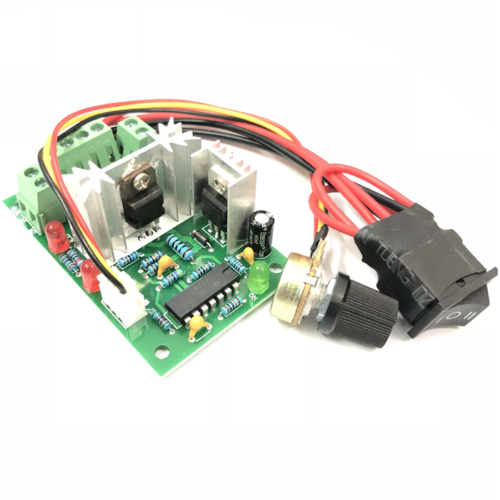 PWM直流电机调速器 6V12V24V30V 直流正反转控制器正反开关 PLC