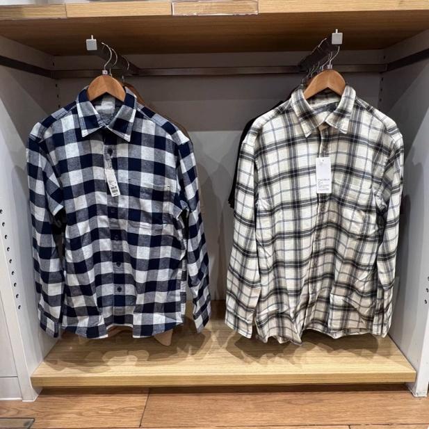 Japanese Style Men's and Women's Flannel Plaid Shirt Long-Sleeve Jacket Casual Versatile Jacket 470192 470189 Japanese Style Men's and Women's Flannel Plaid Shirt Long-Sleeve Jacket Casual Versatile Jacket 470192 470189