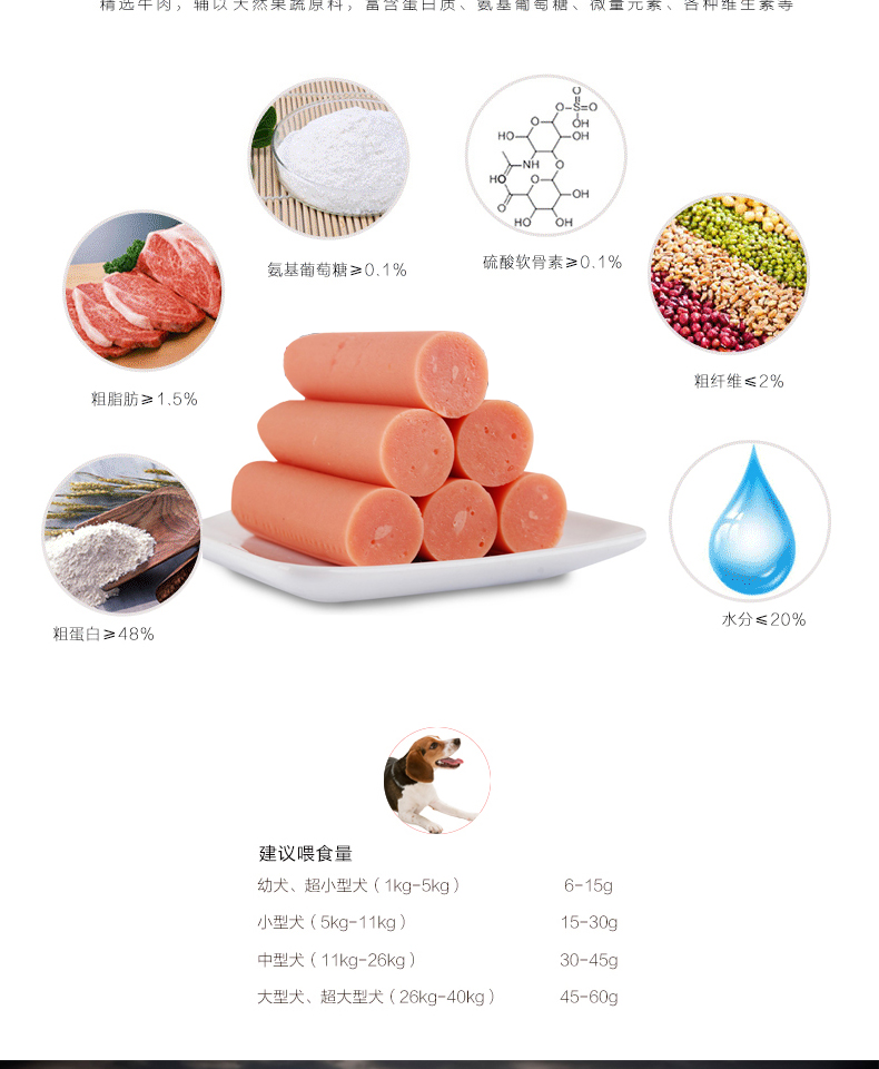 Cat Teller Pet Ham Cat Dog Snack Dog Đào tạo Phần thưởng 15g * 30 Teddy Golden Hair Đồ ăn nhẹ Canxi - Đồ ăn nhẹ cho mèo hạt catsrang