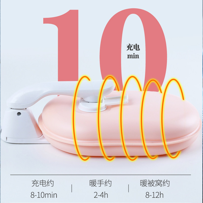 Airmate 艾美特 G01 马卡龙色 硅胶防爆充电式热水袋 天猫优惠券折后￥59.9包邮（￥99.9-40）送布套