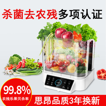 Fruit and vegetable detoxification cleaning machine purifier household fruits and vegetables to pesticide residue ingredients automatic purification vegetable washing machine