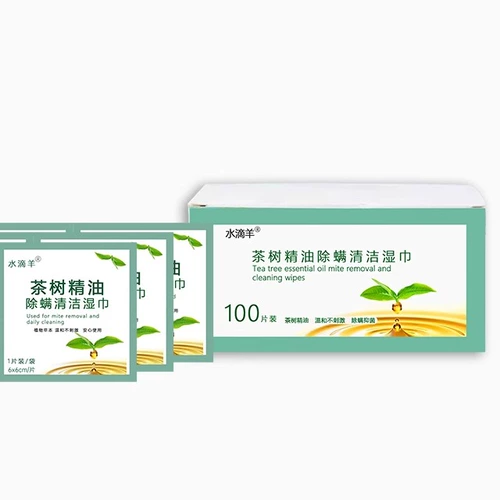 Eye Special Tea Tee Tree Essist Oil Удаление век Очистка влажного полотенца сухое веко