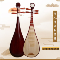 Mahogany pipa musical instrument for beginners adult and children playing the plucked pipa playing the national musical instrument pipa professional teaching