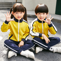 Kindergarten Garden Clothing Spring Autumn Clothing Yinglun College Wind Childrens class Childrens school uniforms Fall Games Suit Suit