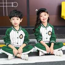 Kindergarten Garden Clothing Spring Autumn Clothing Yinglun Wind baseball uniforms Childrens class for primary and middle school students school uniforms Fall sports suit