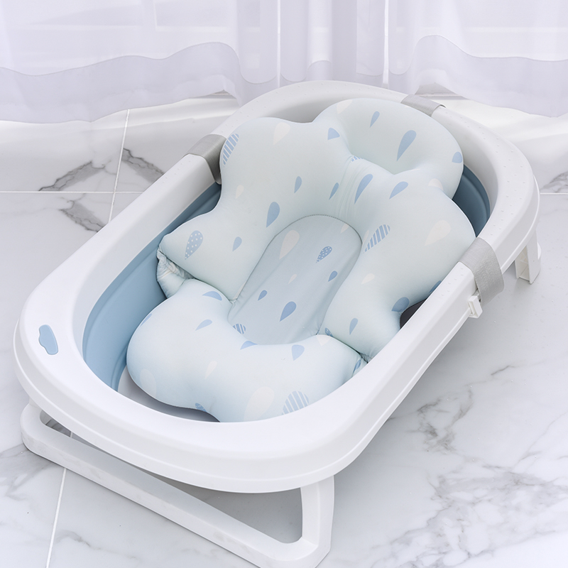 Newborn baby bath artifacts can sit on baby pocket toilet toilet toilet universal anti-slip suspension bath sponge