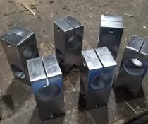 No. 45 steel optical axis New Cross clip fixing block fixed aluminum bar cylindrical connector head bracket pillar iron pass