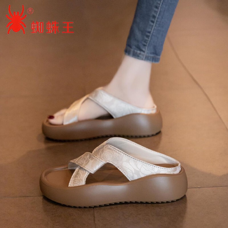 Spider King Official Sandals for Women, Summer Outdoor Wear, 2026 New Model, Thick-Soled Casual Beach Sandals, Lazy Fashion