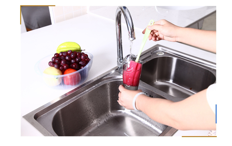 Bàn chải bọt biển tạo tác tay cầm dài thủy tinh làm sạch chai khử trùng bàn chải nhà bếp đồ gia dụng cửa hàng nhỏ - Thiết bị sân khấu đèn led sáng nhấp nháy
