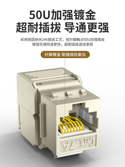 Kategorie 10.000 Super 66778 10G geschirmtes 86-Typ-Netzwerkkabel-Buchsenfeld-Netzwerkmodul Glasfaser-Netzwerk-Port-Switch