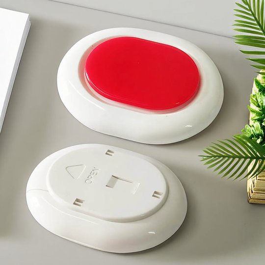 无线紧急按钮外壳养老医院老人求救按SOS呼叫报警开关塑胶外壳