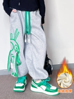 Серые брюки кролика (интегрированный бархат)