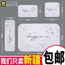 Diatom mud wash coaster Wash basin waterproof pad Soap holder Toothbrush Kitchen bathroom soap soap moisture-proof absorbent pad