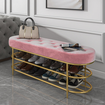 Light luxury clothing shop trial stool shop rest stool bench bench bedbench bench bench bench bedstool