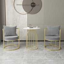 Balcony small tables and chairs net red clothing store one table two chairs combined leisure bedroom sofa tea few small family three-piece set