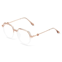 Прозрачный и постепенный чайная рама многофокусный анти-синий свет [100 градусов старых цветов] Рекомендуется 40-49 лет