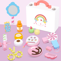 Childrens simulation house make-up bag Doctor suit Princess girl 3 Cosplay 4 Wooden toys 5 Lipstick 6
