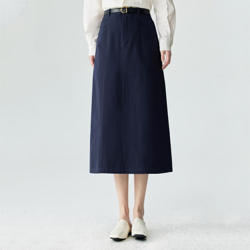 Li Landi Endorses | [a Version That Makes You Look Slimmer] Yinman Commuting Long Skirt 2026 Summer High Waist Versatile A-Line Skirt
