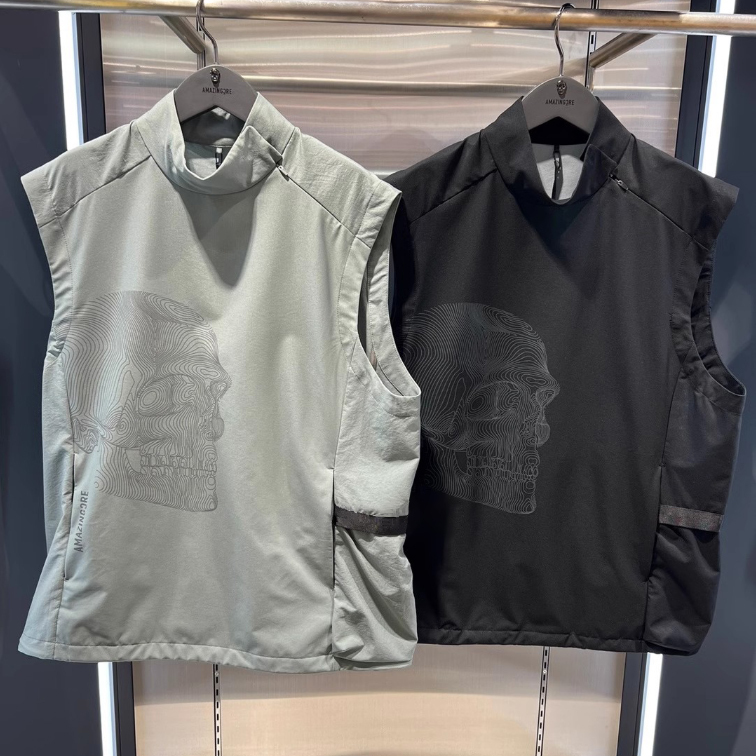 Korean Original Golf Clothing 24 Spring/Summer Men's Golf Logo Pattern Sleeveless Vest Outdoor Pullover Vest