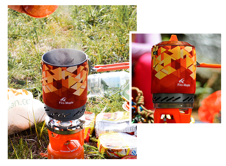 Fire Maple Star X2 tích hợp bếp thu ngoài trời nồi tiết kiệm năng lượng cao dã ngoại dã ngoại bếp gas - Bếp lò / bộ đồ ăn / đồ nướng dã ngoại bếp cồn nướng