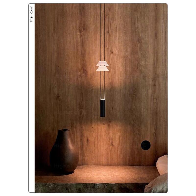 Spanish Flamingo Designer Minimalist Bedroom Bedside Lamp Creative High-End Bar Flamingo Pendant Light