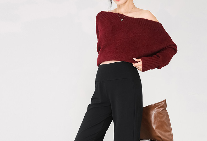 Maternity Pants for Outdoor Wear 2026 New Spring and Autumn Flared Pants with Belly Support Yoga Pants Plus Size Slightly Flared Long Pants for Autumn — 3